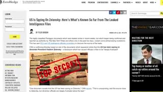 Leaked CLASSIFIED Docs Confirm US Forces INSIDE Ukraine!!!