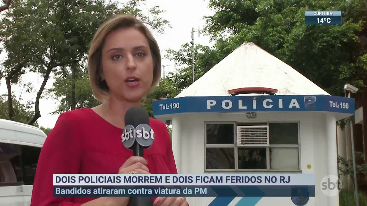 Dois policiais morrem e dois ficam feridos em operação no RJ | SBT Brasil (07/11/22)