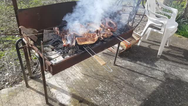 Meat feast in Greece !