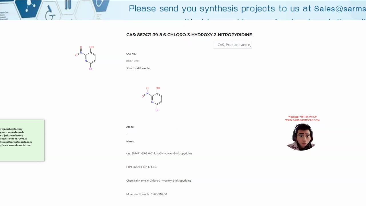 6-Chloro-2-nitropyridin-3-ol CAS: 887471-39-8