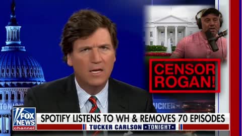 Tucker Carlson Obliterates Psaki for Calling for Joe Rogan Censorship