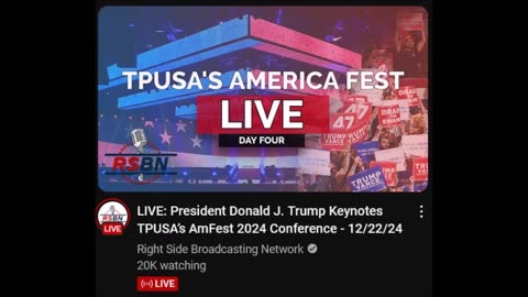 LIVE: President Donald J. Trump Keynotes TPUSA’s AmFest 2024