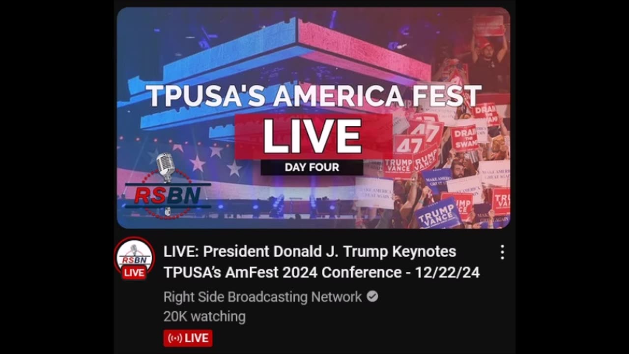 LIVE: President Donald J. Trump Keynotes TPUSA’s AmFest 2024