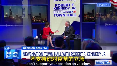 #疫苗灾难：20230629 Robert F. Kennedy Jr与医生在newsnation Town Hall上就疫苗安全进行辩论（目前已经有800万观看）（中英双语机器字幕）