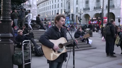 Ben Dixon Music Busking in London Part 3. 25th January 2018.