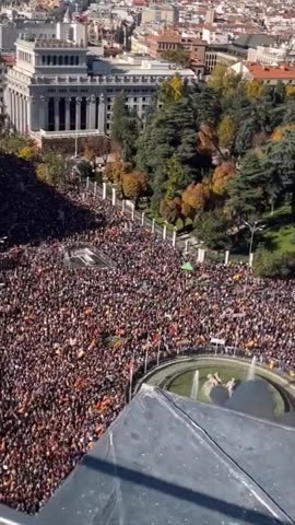 Gigantic Protest Against Socialism in Spain