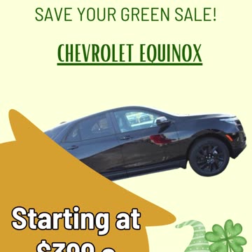 ST. PADDY’S SAVE YOUR GREEN SALE!