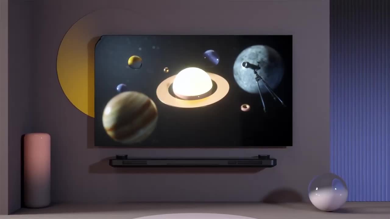 LG SIGNATURE OLED TV W - An enchanted new galaxy (Collaboration with Santi Zoraidez)