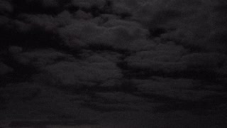 Moon with cool clouds