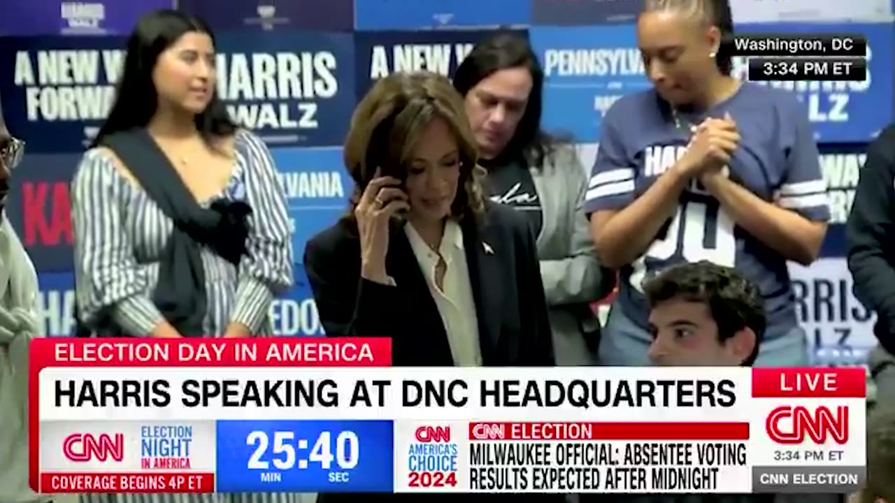 Kamala’s Latest Stunt Backfires: Caught Pretending to Call Voter, Camera App Open