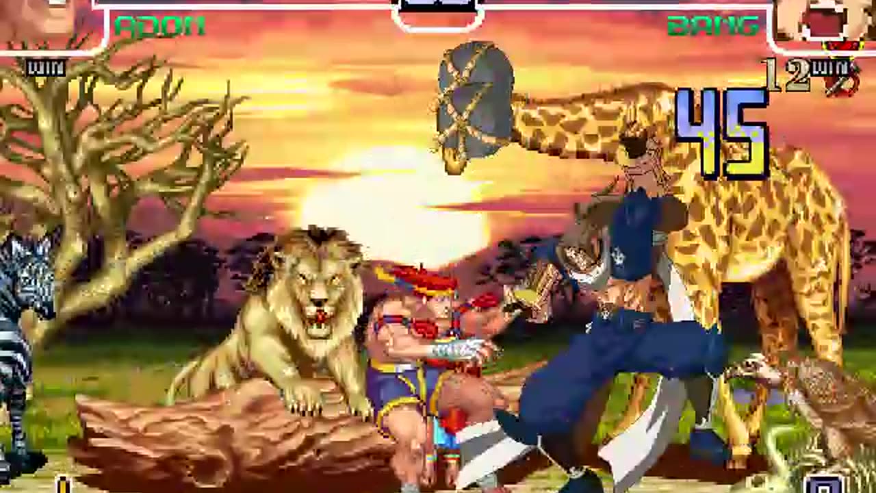 Bang Shishigami (Me) vs Adon