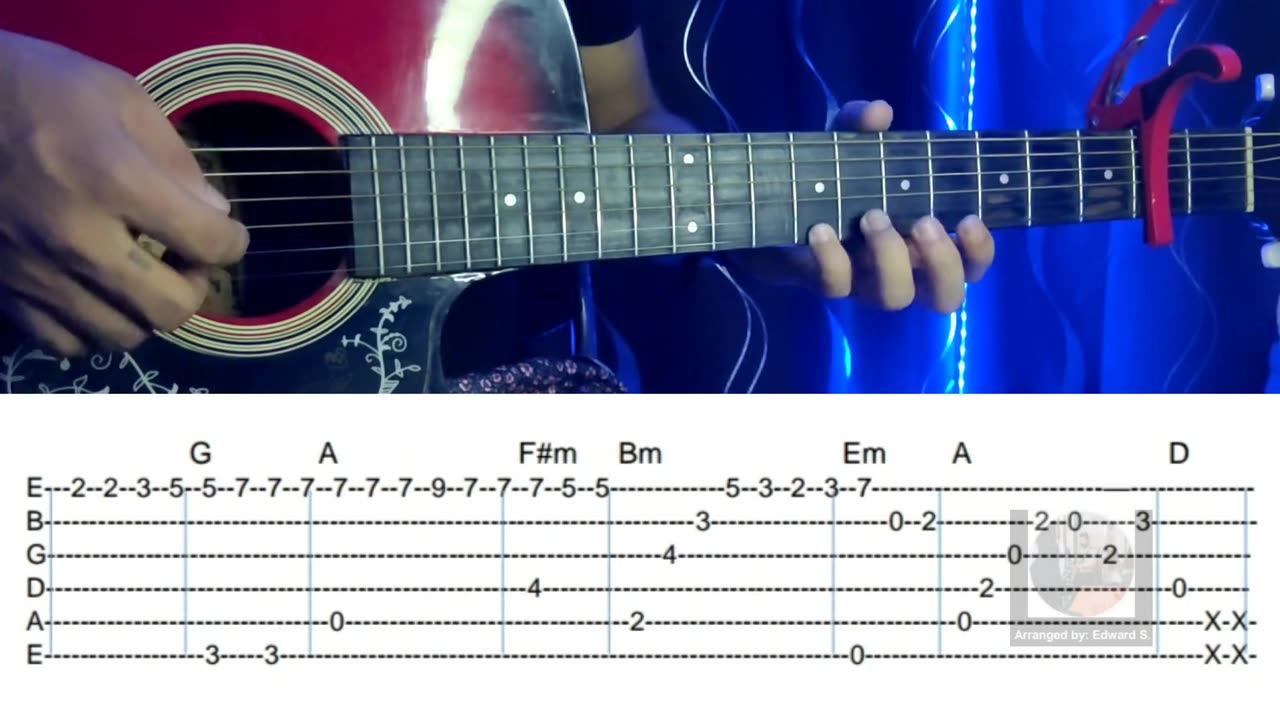 Rey Valera - Kahit Maputi Na Ang Buhok Ko - Guitar Fingerstyle with Tabs + Chords