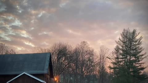 Sunrise at the Barn