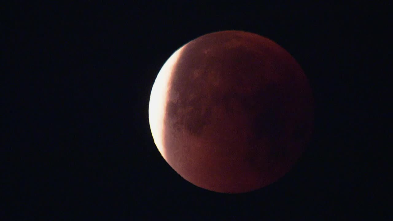 Super Blue Moon Lunar Eclipse.