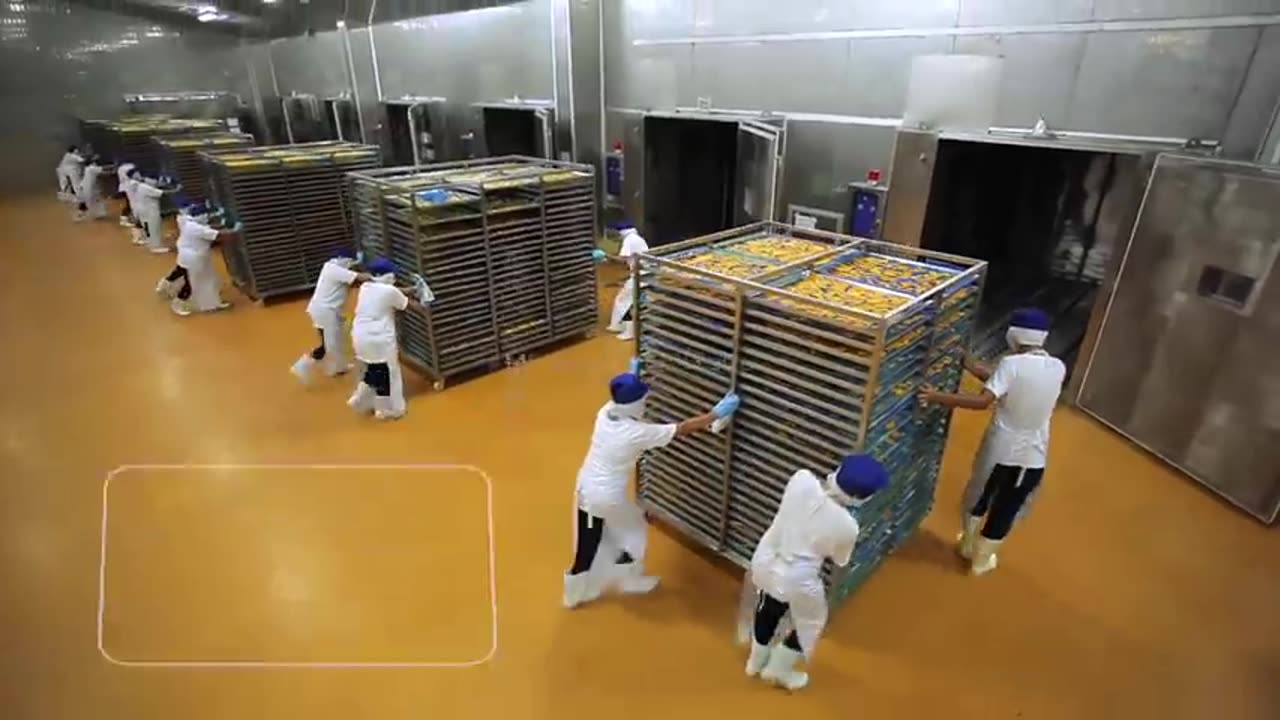 How it made Dried Fruit and Fruit Snack - Durian,Strawberry,Pineapple Chips Processing in factory