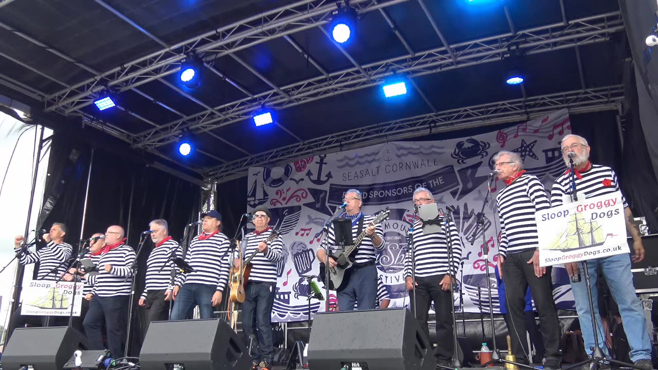 Falmouth Cornwall International Sea Shanties Festival 16th June 2024 Part 6