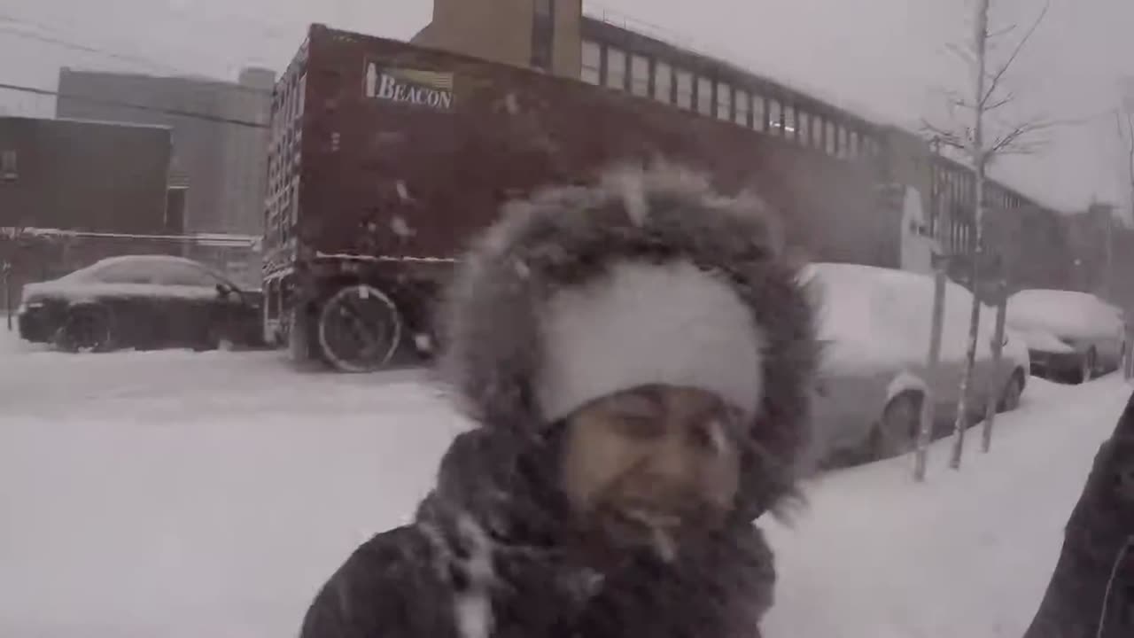 Playing with Snow.- Mar 5, 2015