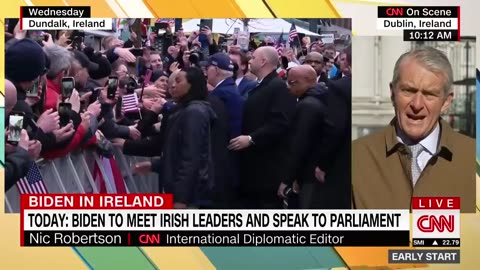 President Joe Biden will speak to the Irish Parliament today .