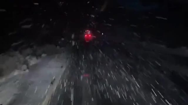What time is it? It's snowing.