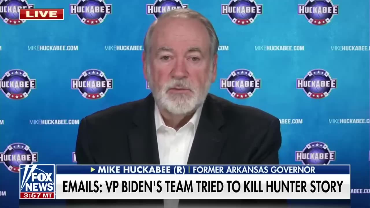 Mike Huckabee: Newly uncovered emails show VP Biden tried to kill a report on Hunter