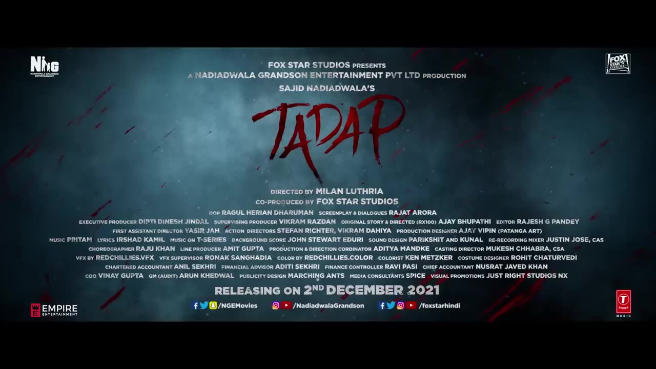 The international movie Tadap