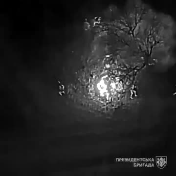 Brutal Drone Footage of Late Night Grenade Drops