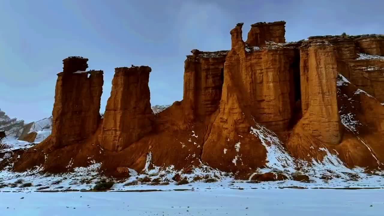 The Earthen forest in winter