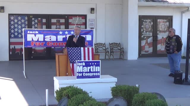 Pastor Jack Martin speech entering Congressional race District 11