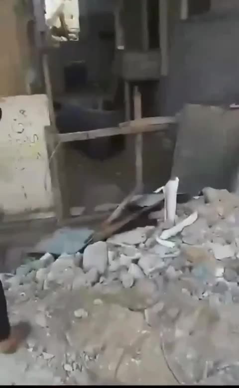 Al-Kasaib neighbourhood in the Jabaliya camp