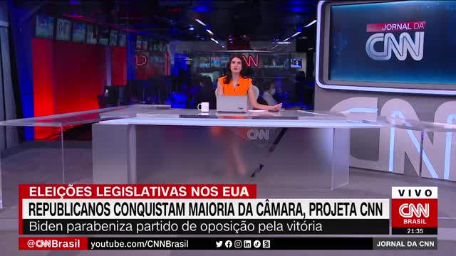 Republicanos conquistam maioria da Câmara nos EUA, projeta CNN | JORNAL DA CNN