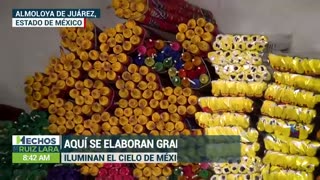 Los fuegos artificiales de Almoloya de Juárez iluminarán fiestas decembrinas en México, EU y Canadá