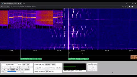 X06 356412 Moscow To Berlin 09/12/2022 0925 UTC 12177kHz