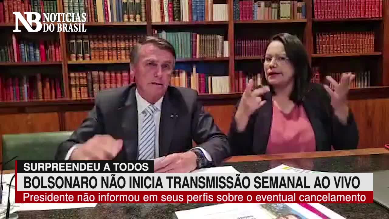 Bolsonaro surpreende e tradicional Live Semanal não é transmitida