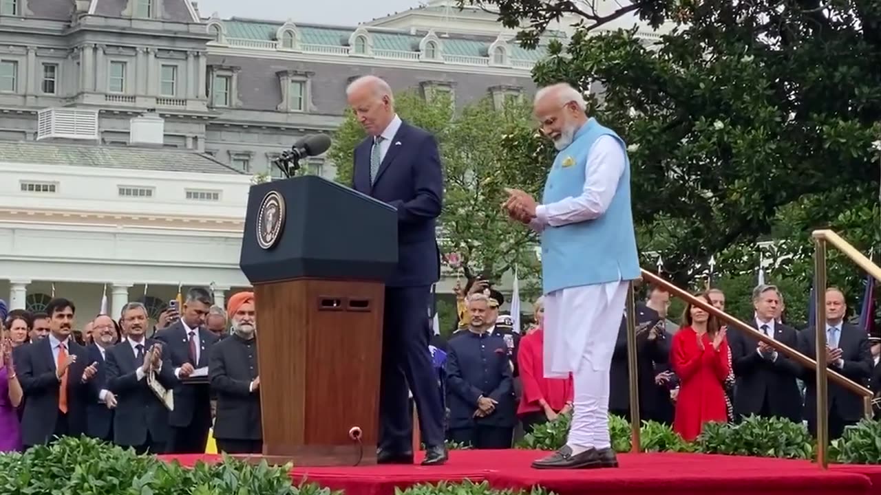 Presidensi Biden welcomes PM MODI TO US