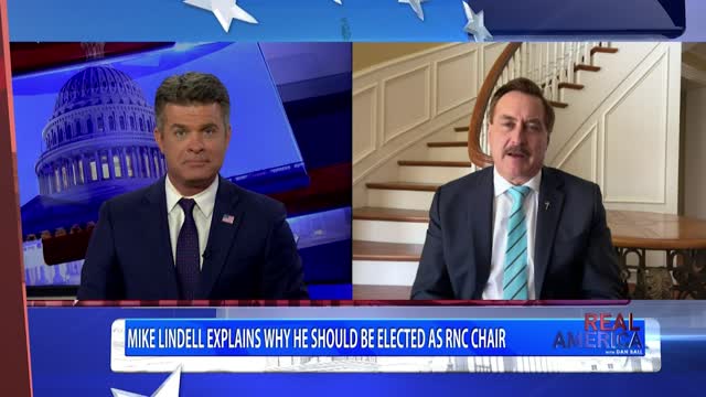 REAL AMERICA -- Dan Ball W/ Mike Lindell, Mike's Bid For RNC Chair, 1/23/23