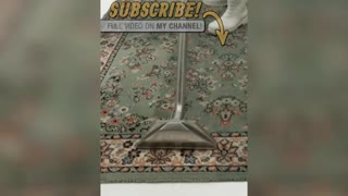 Rug Used In A BBQ Area | Satisfying Carpet Cleaning Video