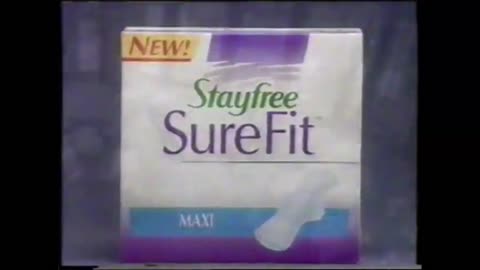 Stayfree SureFit Commercial (1995)