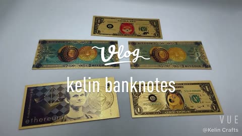 Beautiful Dogecoin Killer Shiba Inu Gold Banknote (SHIB) CRYPTO Metal Gold Plated Physical Shib Red