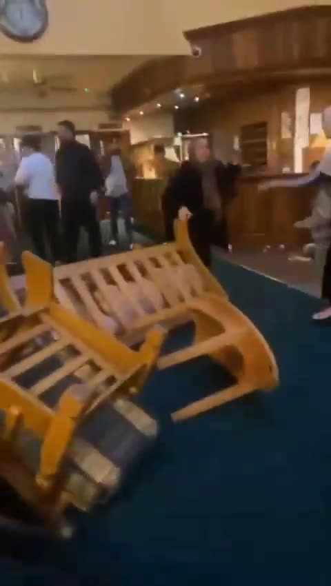 Illegal migrants cause carnage as they trash a hotel, temporarily housing them,