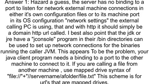 JavanetSocketException Invalid argument create In mapped drive