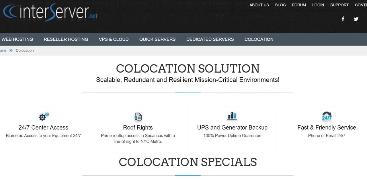 InterServer Colocation Solution