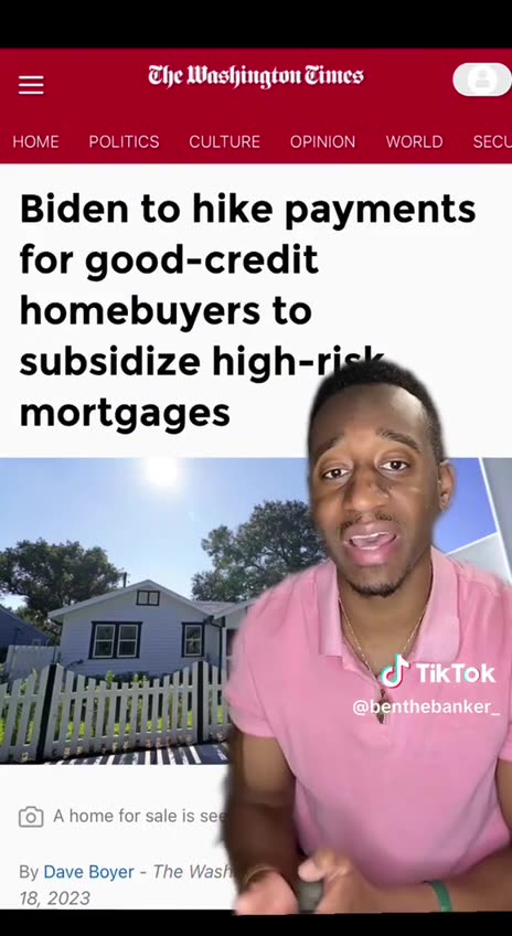 Biden to Hike Tax Payments for People with Good Credit