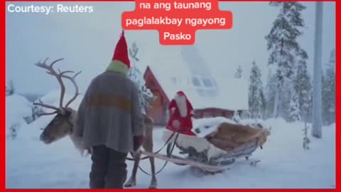 Santa Claus, sinimulanna ang taunang paglalakbay ngayongPasko