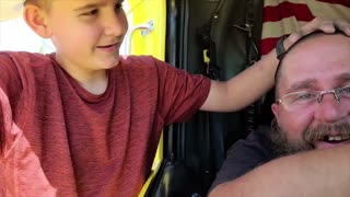 Tater tot saying goodbye