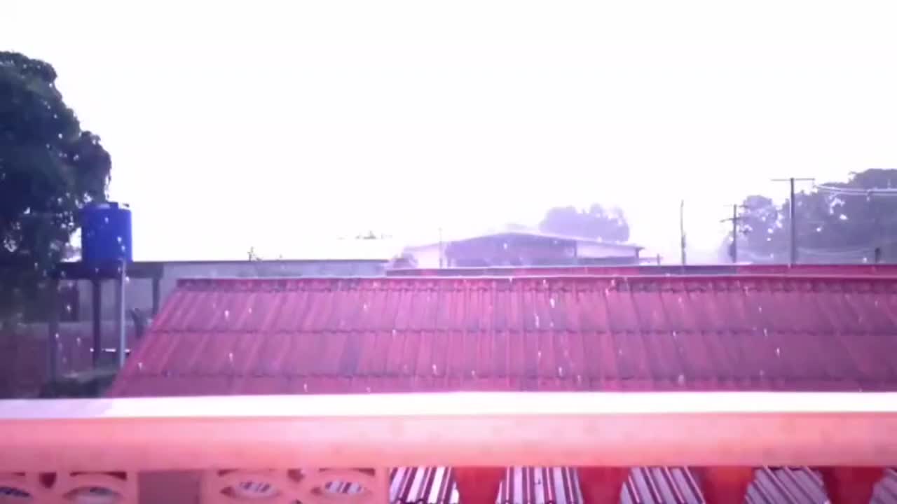 Lightning Strike During A Thunderstorm In Thiland