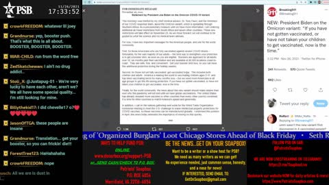 2021-11-26 17:00 EST - Freedom Rings: with Pamphlet Anon