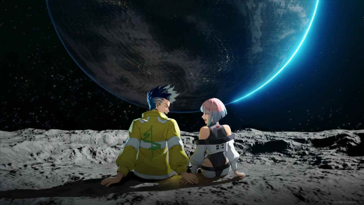 4k wallpaper boy and girl looking at the stars