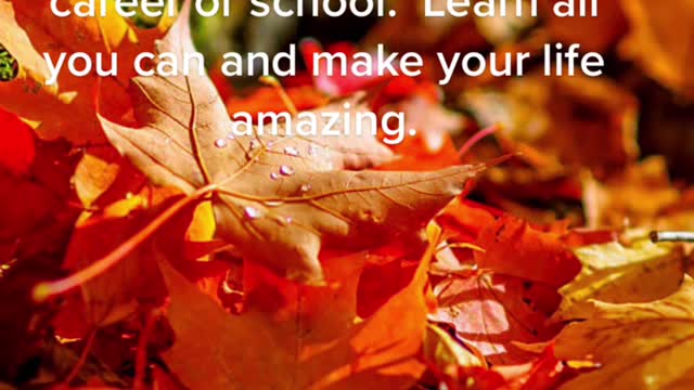 Be amazing