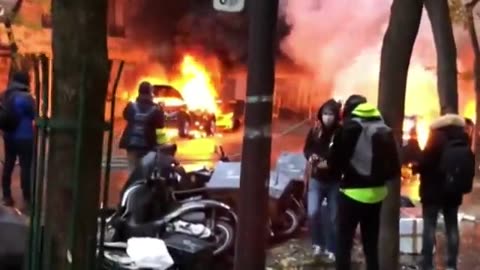 FRANCE: Parisians turning their fight against pension reform up a notch today.