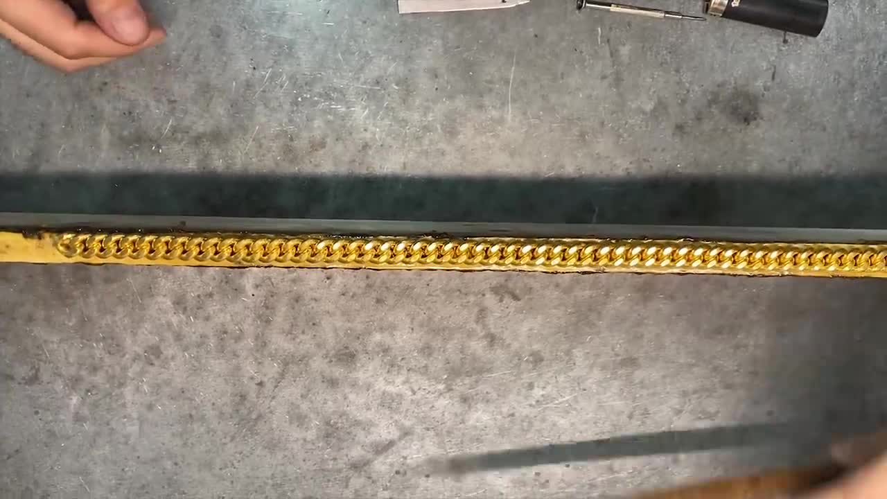 Making a Pure Gold Cuban Link Chain (Handmade 24 Karat)